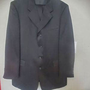 Vanetti Black Jacket and Pants Suit Size 38L